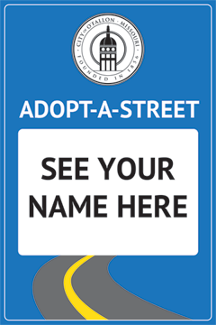 adopt a street signage