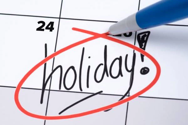 Holiday Schedule