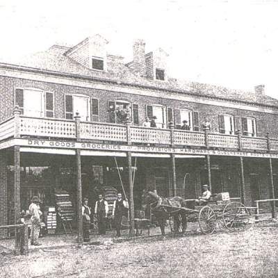 Main Street quickly became a gathering place for residents