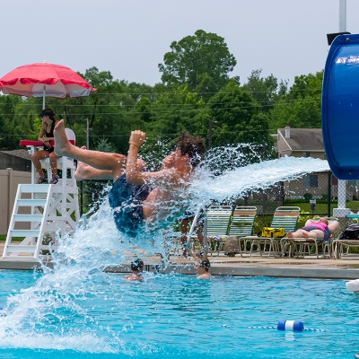 Three slides provide plenty of thrills