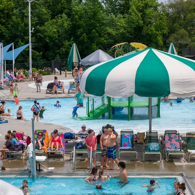There's plenty of room and fun for swimmers of all ages