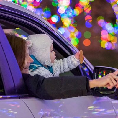 Families of all ages love visiting Celebration of Lights.