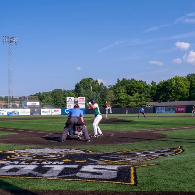 CarShield Field behind home plate