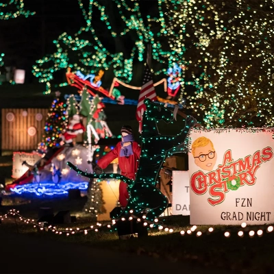 Local organizations and non-profits create festive, inventive holiday scenes