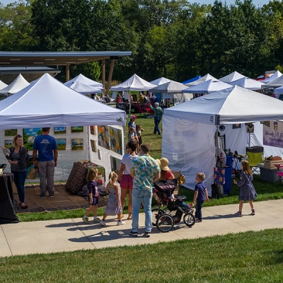 Beautiful O'Day Park makes a striking home for this annual event