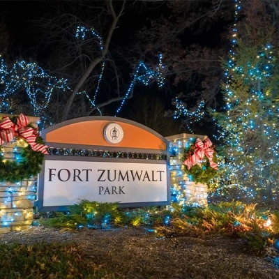 Fort Zumwalt Park shines during our annual Celebration of Lights festival