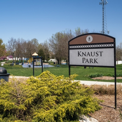 Knaust Park is O'Fallon smallest park at six acres.
