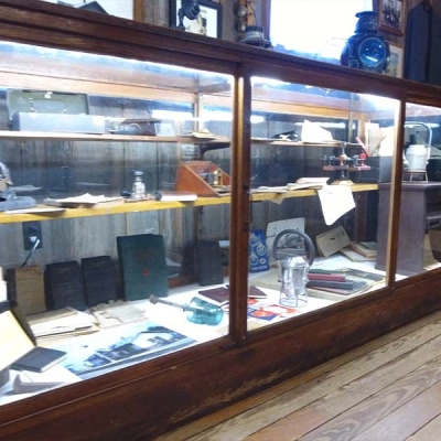 Old documents, trinkets and artifacts are on display throughout the museum