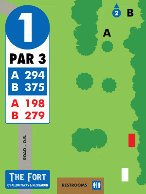 The Fort Disc Golf Course - Hole #1