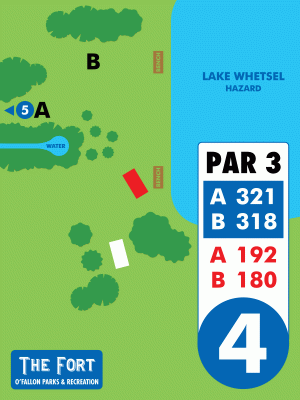 The Fort Disc Golf Course - Hole #4