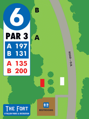 The Fort Disc Golf Course - Hole #6