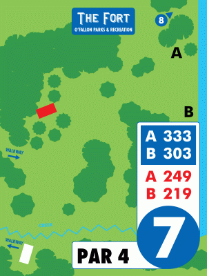 The Fort Disc Golf Course - Hole #7