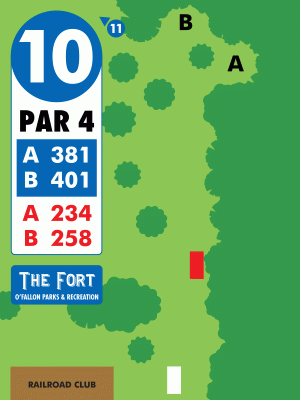 The Fort Disc Golf Course - Hole #10