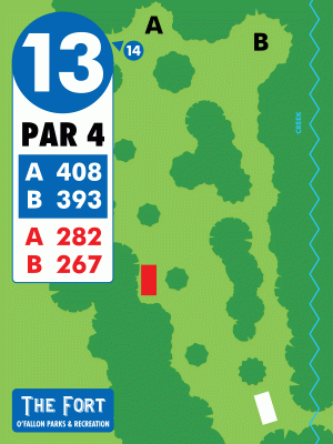 The Fort Disc Golf Course - Hole #13