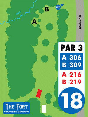 The Fort Disc Golf Course - Hole #18