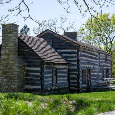 The reconstructed Zumwalt's Fort is open for tours during warmer months