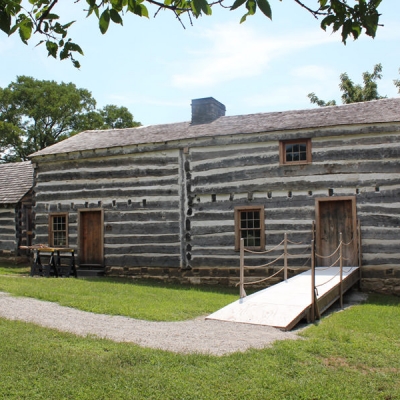 Exterior view of the rebuilt Fort