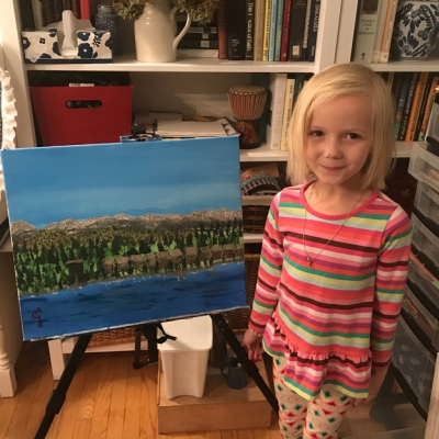 Anna Riley & painting