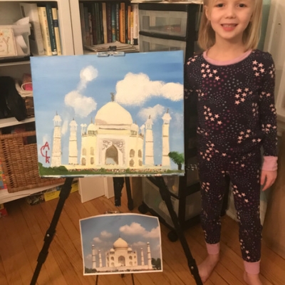 Anna Riley & painting