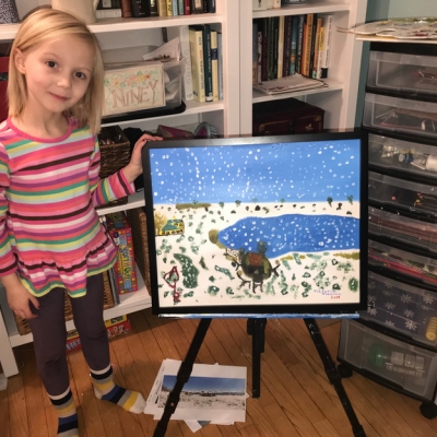 Anna Riley & painting