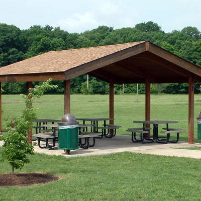 One of the pavilions at O'Fallon's Sports Park